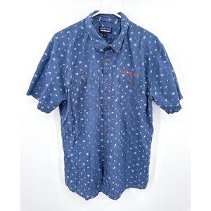 Patagonia‎ Shirt Mens XL Short Sleeve Button Front Pocket Outdoors New Belgium